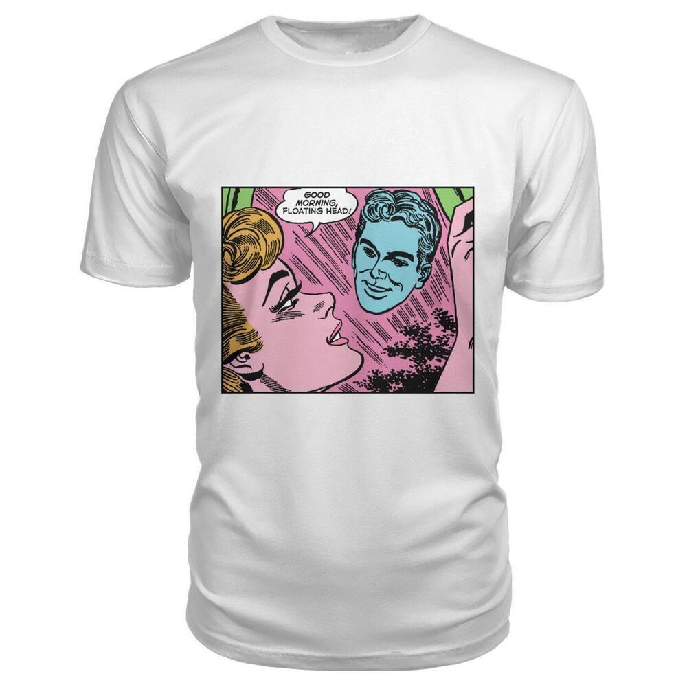 Funny Comic Pop Art Good Morning Floating Head Shirt